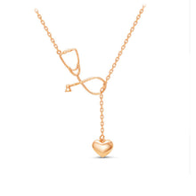 Nurse Heart Stethoscope Necklace