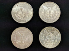 Complete Set  of 4 1893-CC-S-O-P Unc. Morgan Silver Dollar Tribute Coins