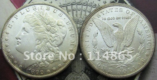 1892-CC Morgan Dollar COIN COPY FREE SHIPPING