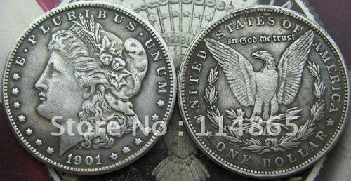 1901-P Morgan Dollar COIN COPY FREE SHIPPING