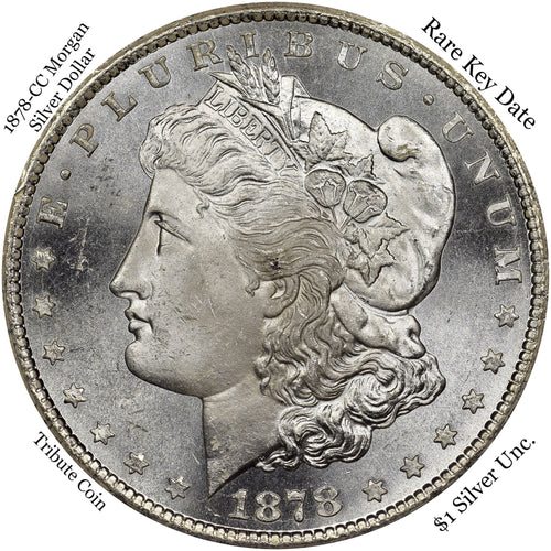 1878-CC Morgan Silver Dollar Copy Coin