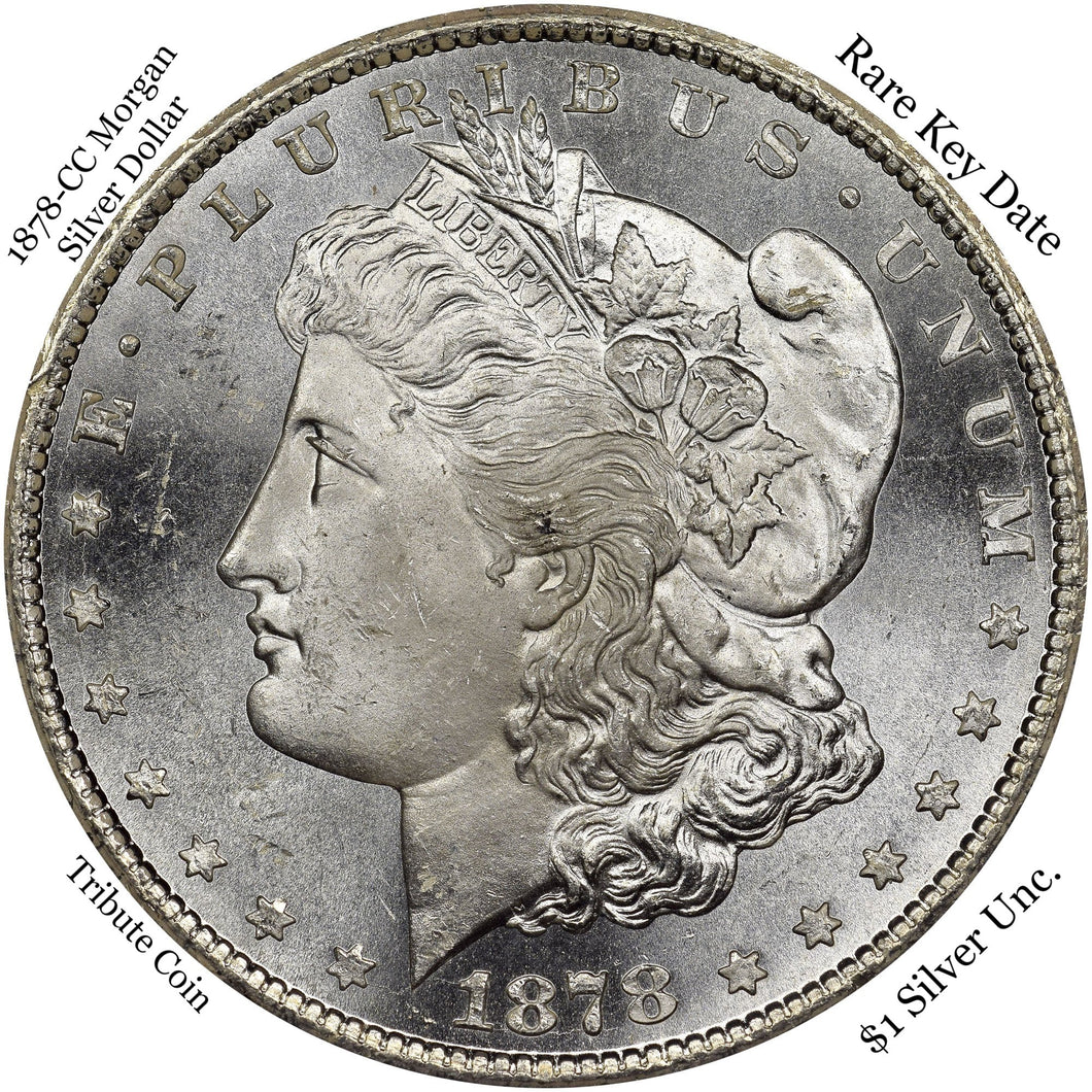 1878-CC Morgan Silver Dollar Copy Coin