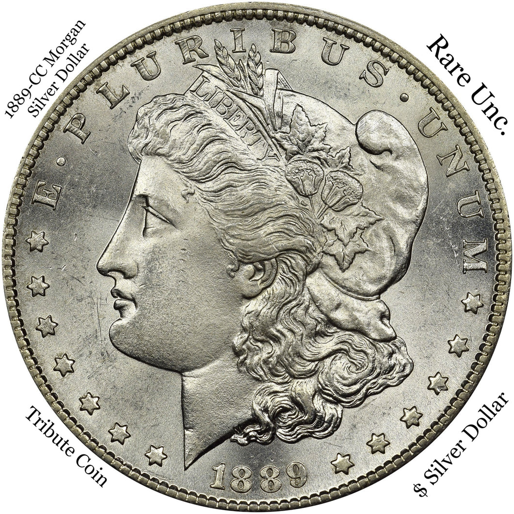 x8 1889-CC Morgan Silver Dollar Tribute Coin (FREE Just Pay S&H)