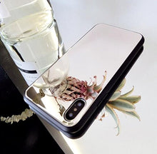 Luxury Clear Makeup Mirror Phone Case for iPhone X 8 7 6 6S