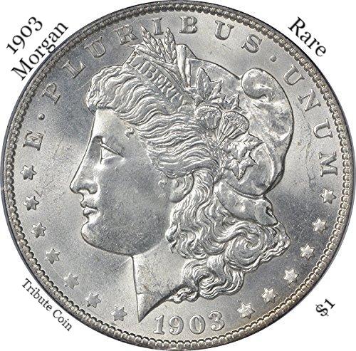 One Troy Ounce .999 Silver Clad 1903-O Morgan Silver Dollar Tribute Coin
