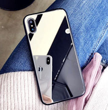 Luxury Clear Makeup Mirror Phone Case for iPhone X 8 7 6 6S