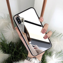 Luxury Clear Makeup Mirror Phone Case for iPhone X 8 7 6 6S