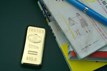 Gold Plated Bullion Paperweight
