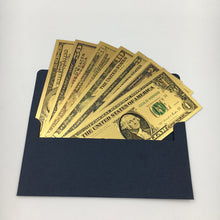 24k Gold Foil 7 Piece USA Money Sets