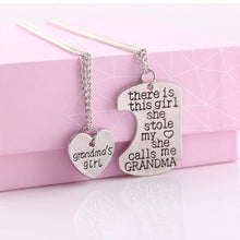Grandma's Girl Heart Necklace
