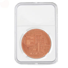 Bitcoin Fine Copper Bullion Commemorative Coin With PCCB Protection