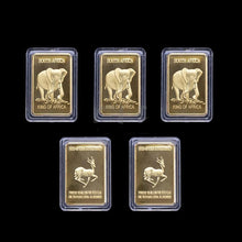 Commemorative African Elephant 24K .999 Gold Clad Bar