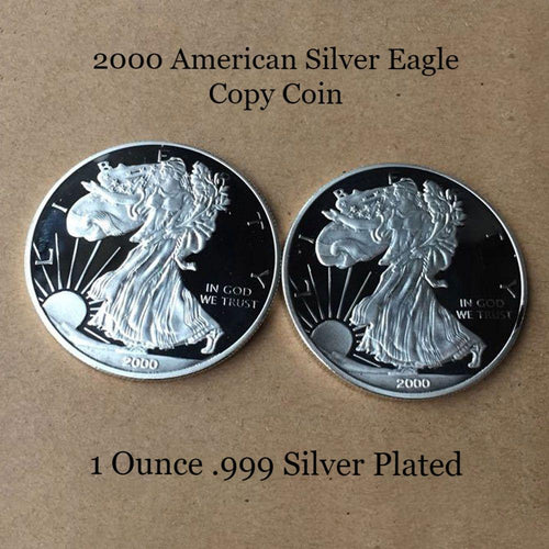 2000 American Eagle Silver Plated Copy Coin