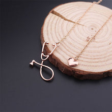 Nurse Heart Stethoscope Necklace