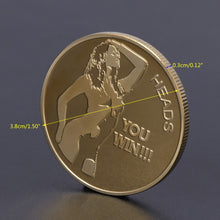Sexy Woman Coin "Heads You Win - Tails You Win"