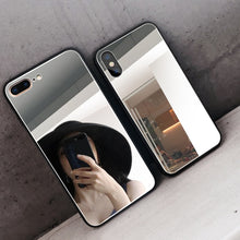 Luxury Clear Makeup Mirror Phone Case for iPhone X 8 7 6 6S