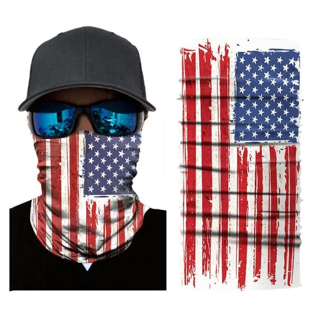 PFA American Flag Breathing Mask - Patriotic USA 