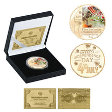 4th of July Independence Day Gold Plated Coin Set - WR