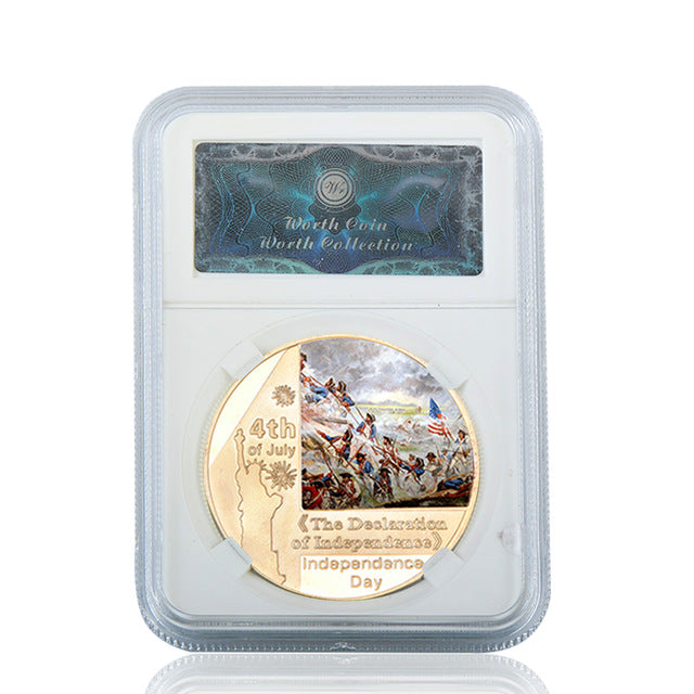 4th of July Independence Day Gold Plated Coin Set - WR