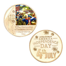 4th of July Independence Day Gold Plated Coin Set - WR