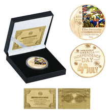 4th of July Independence Day Gold Plated Coin Set - WR
