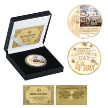 4th of July Independence Day Gold Plated Coin Set - WR