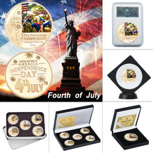 4th of July Independence Day Gold Plated Coin Set - WR