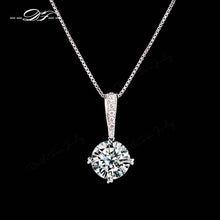 Double Fair Cubic Zirconia Gold Plated Chain Necklace