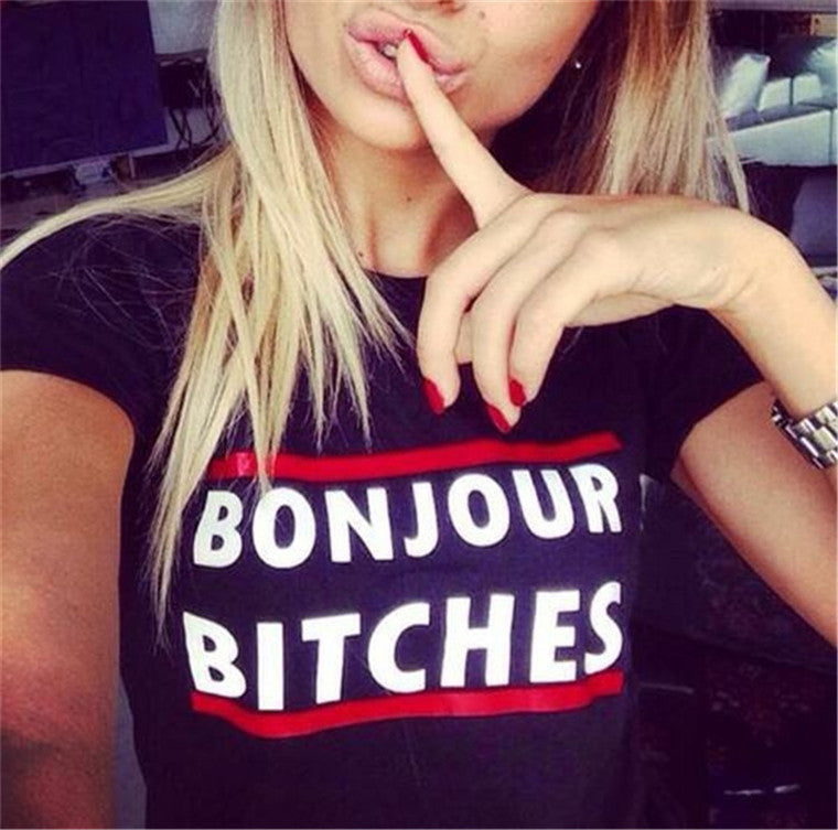 Bonjour Bitches t-shirt