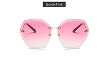 Oversized Gradie Rimless Sunglasses