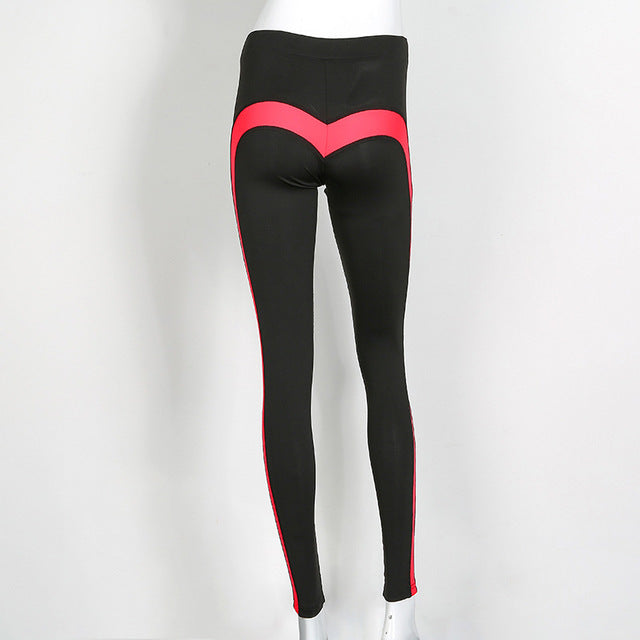 OMSG Athleisure Red Heart Leggings
