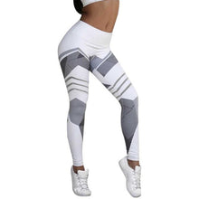 2017 Yoga Leggings Women Printed  Middle-Waisted Sportswear Fitness Skinny Yoga Pant for Women #E0