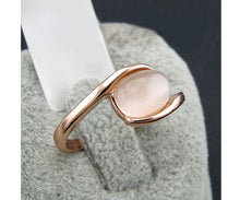 Austrian Rose Gold Color Opal Ring