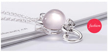 Pink Opal Cat Necklace and Earrings