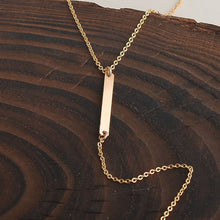 SUSENSTONE Bohemia Little Triangular Tassels Chain  Necklace