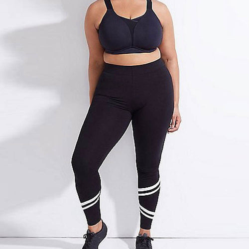 2017 Plus Size Elastic Mesh Yoga Pants Fitness Yoga Leggings Women Compression Tights Workout Yoga Clothing #EW