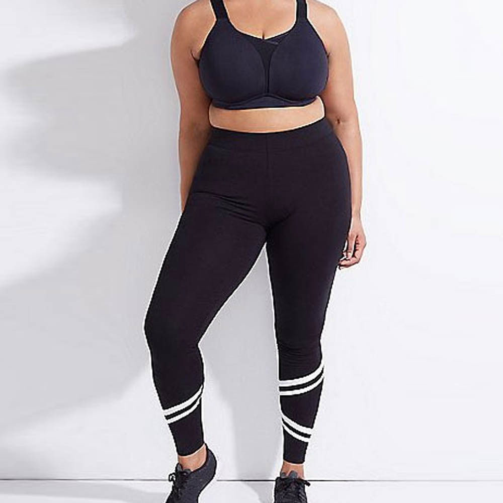 2017 Plus Size Elastic Mesh Yoga Pants Fitness Yoga Leggings Women Compression Tights Workout Yoga Clothing #EW