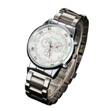 McyKcy Fashion Men Simple Stainless Steel Analog Quartz Wrist Watch