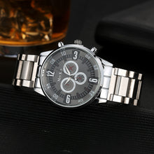 McyKcy Fashion Men Simple Stainless Steel Analog Quartz Wrist Watch