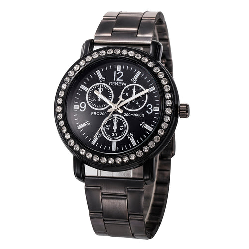 Simple Stainless Steel Analog Quartz Wrist Watch