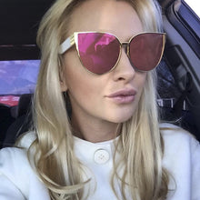 ROYAL GIRL Sunglasses Women Metal Frame Cat Eye Sunglasses