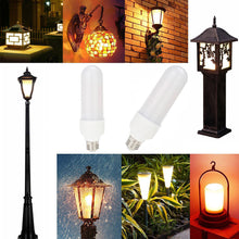 LED Flame Fire Light Effect Simulated Nature Corn Bulbs E26 Decoration Lamp