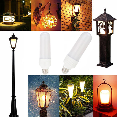 LED Flame Fire Light Effect Simulated Nature Corn Bulbs E26 Decoration Lamp