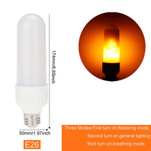 LED Flame Fire Light Effect Simulated Nature Corn Bulbs E26 Decoration Lamp