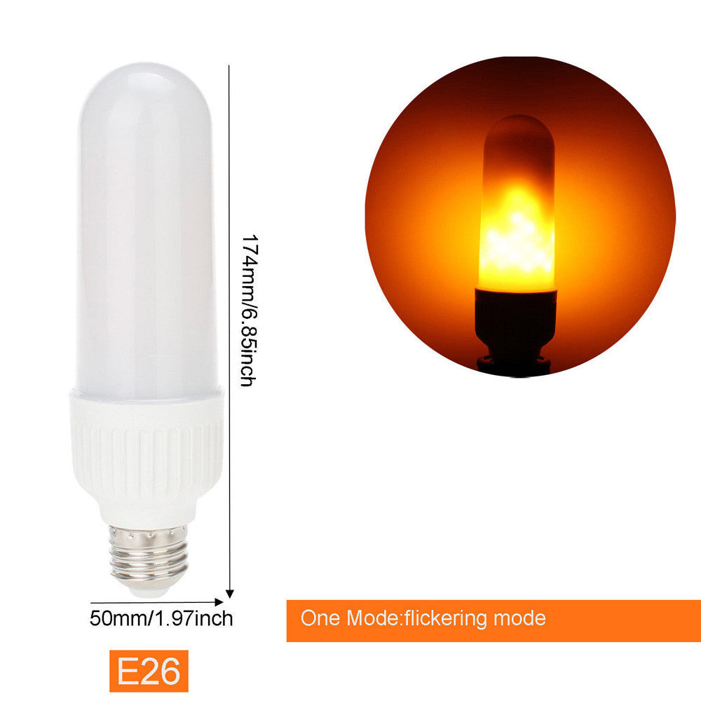 LED Flame Fire Light Effect Simulated Nature Corn Bulbs E26 Decoration Lamp