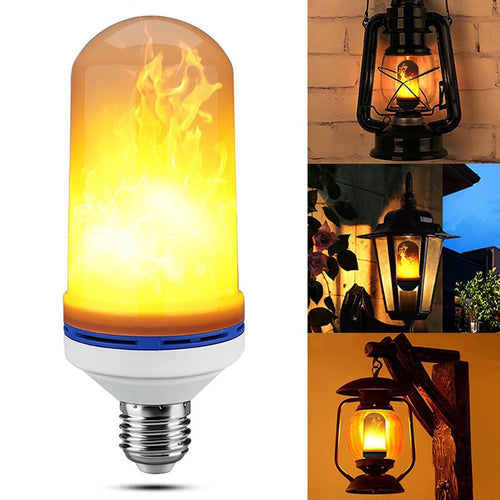LED Flame Fire Light Effect Simulated Nature Corn Bulbs E27 Decoration Lamp