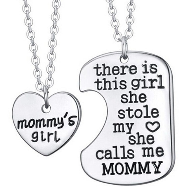 Mommy's Girl Heart Necklace