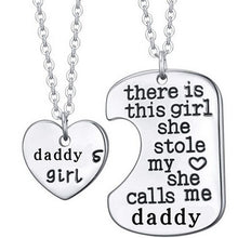 Grandpa's Girl Heart Necklace