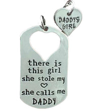 Daddy's Girl Heart Necklace