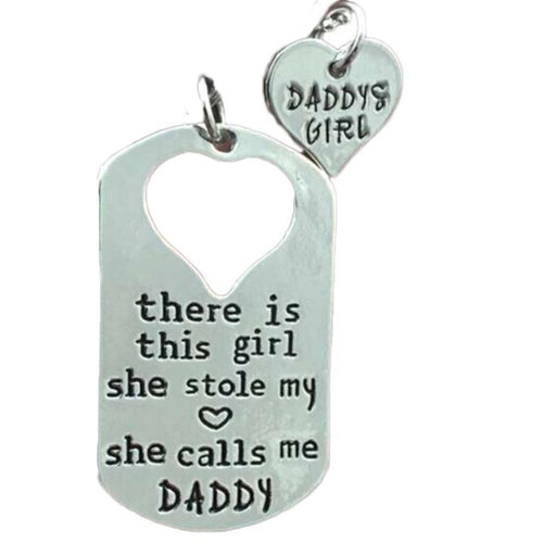 Daddy's Girl Heart Necklace